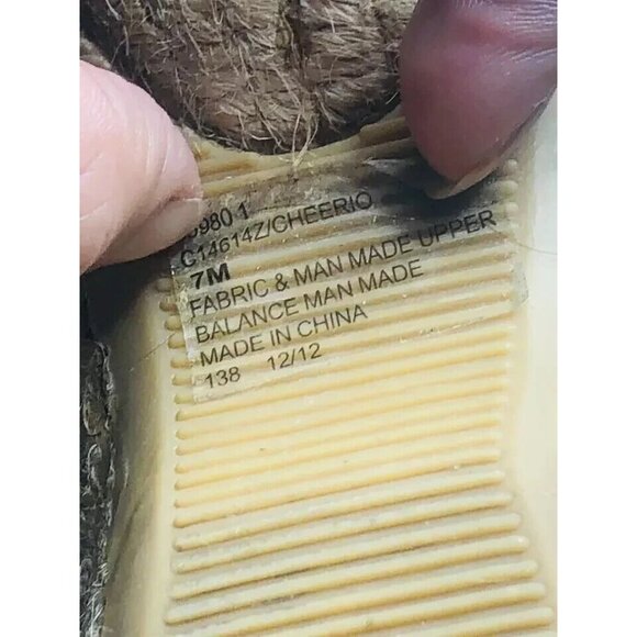 Cliffs Sandals Womens Size 7 M by White Mountain Cheerio T-Strap Espadrille Shoe - Picture 9 of 9